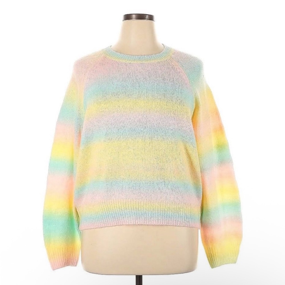 NWOT BB Dakota by Steve Madden pastel ombré sweater